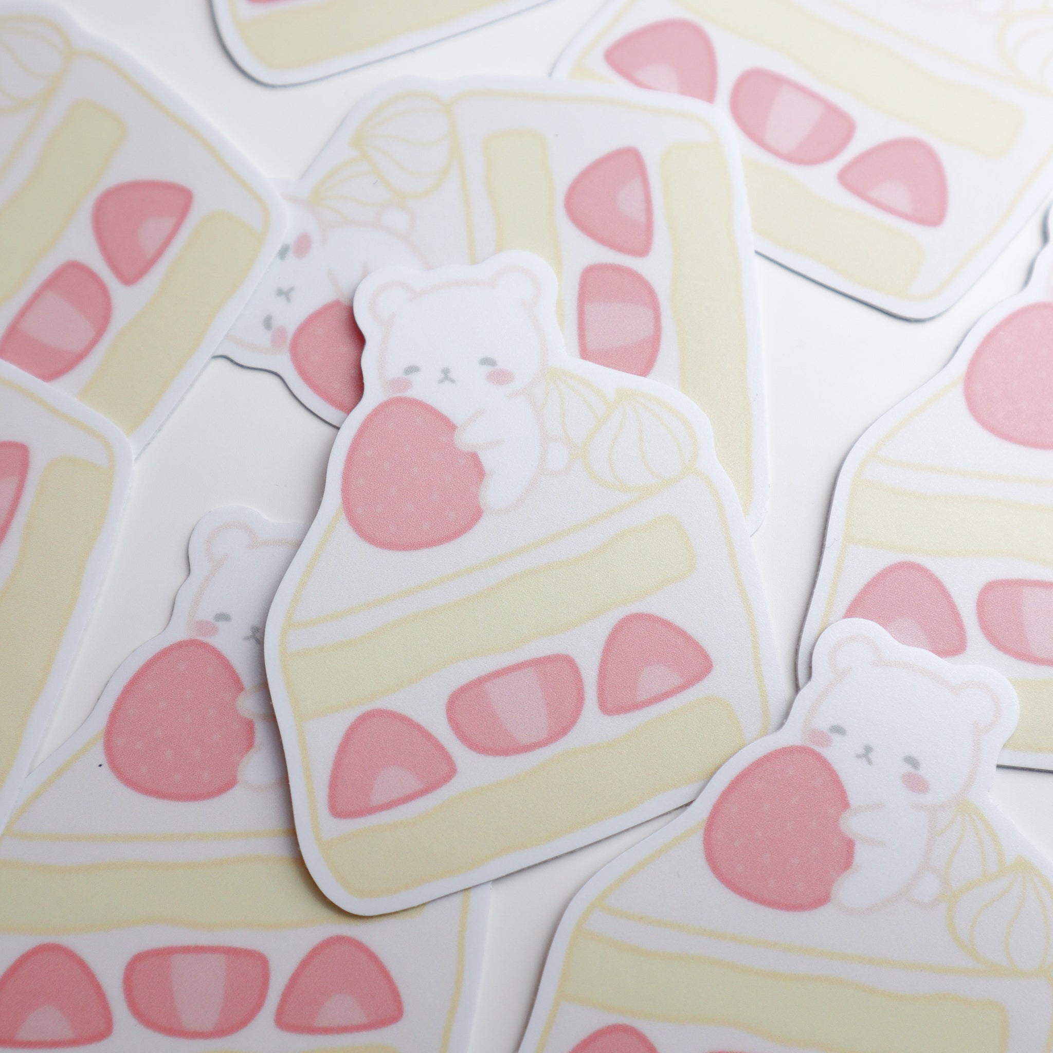 Glitter Strawberry Sticker by Jenny Lemons – Mochi Kids